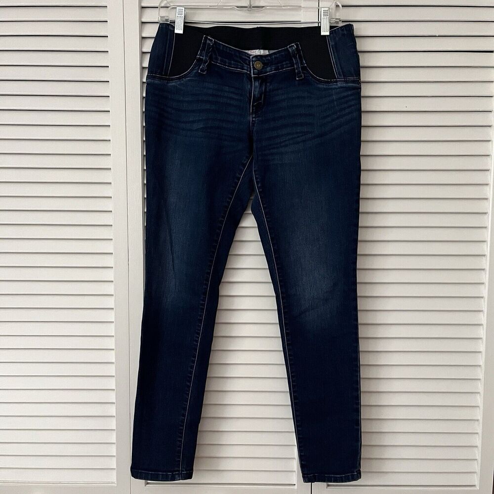 Isabel Maternity by Ingrid & Isabel Skinny dark wash jeans size 4, cotton blend